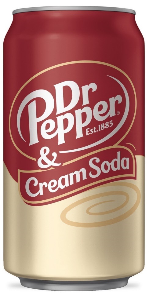 Dr Pepper & Cream Soda 355ml