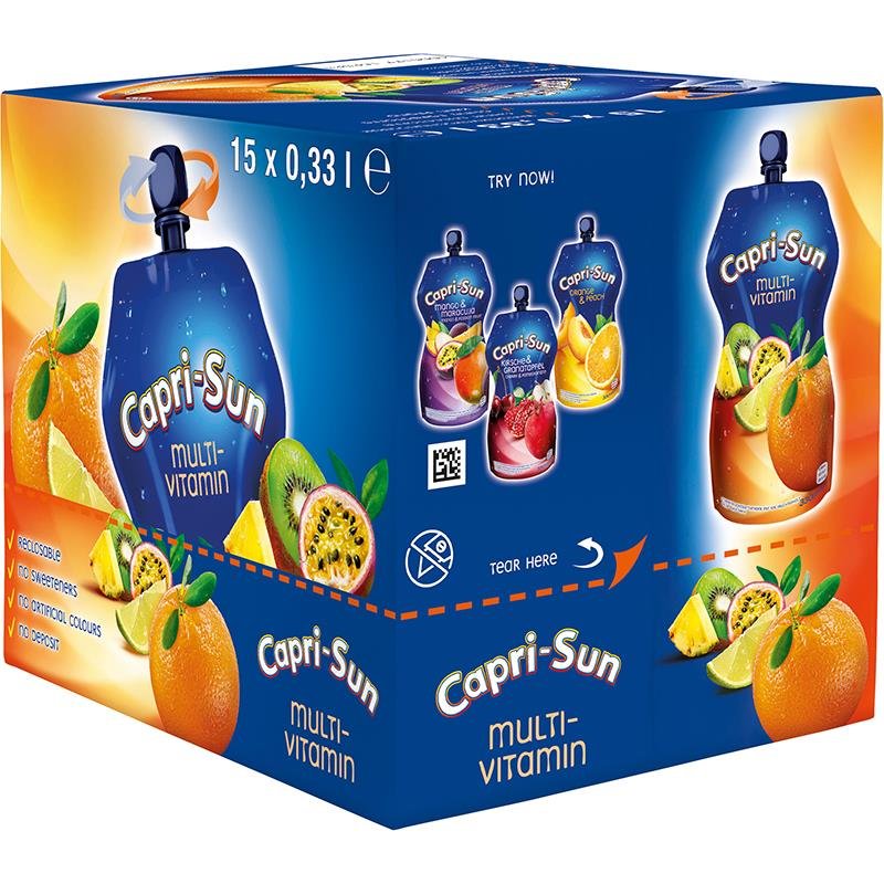 Capri-Sun - Multivitamin 33cl x 15st (hel låda)