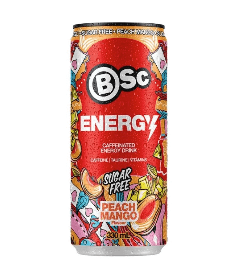 BSC Energy Drink Persika/Mango 330ml