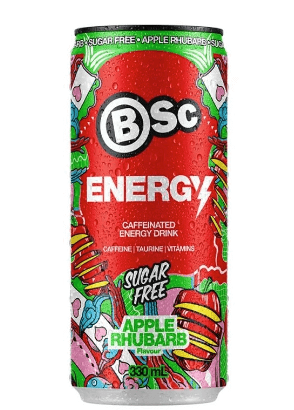 BSC Energy Drink Äpple-Rabarber 330ml