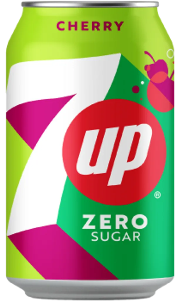7UP Cherry ZERO 355ml(BF:2025-10-31)