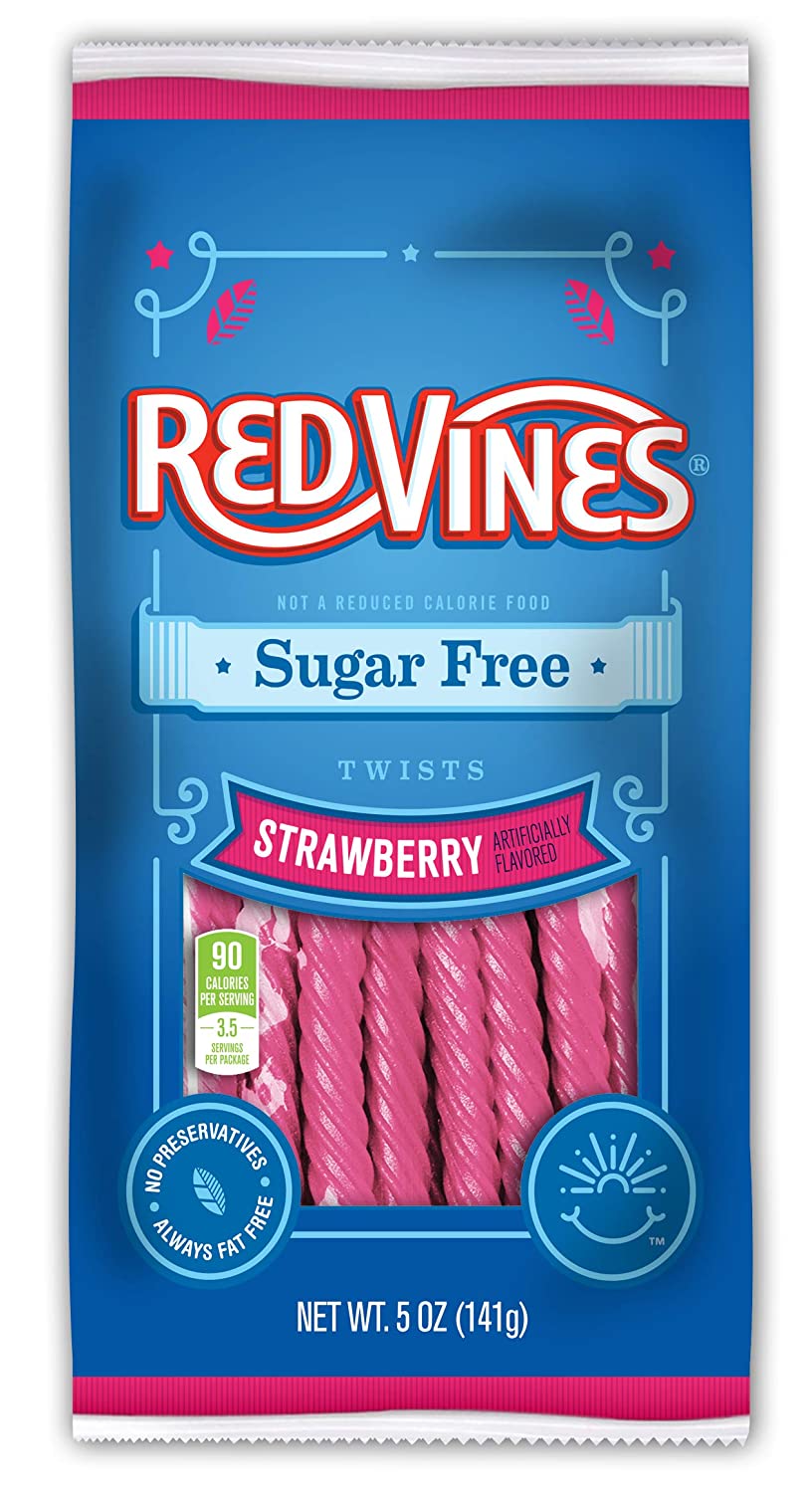 Red Vines Strawberry Sugar Free 141g