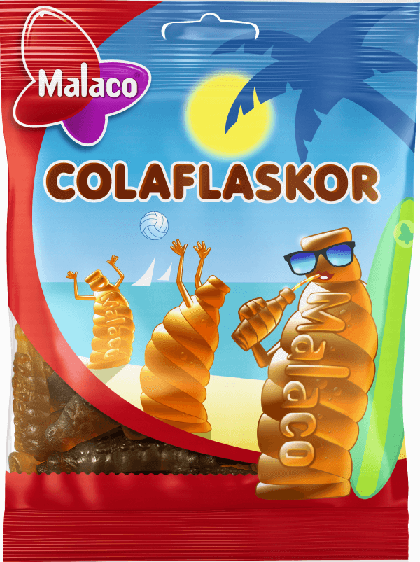 Malaco Colaflaskor 95g