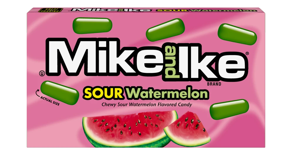 Mike and Ike Sour Watermelon 120g