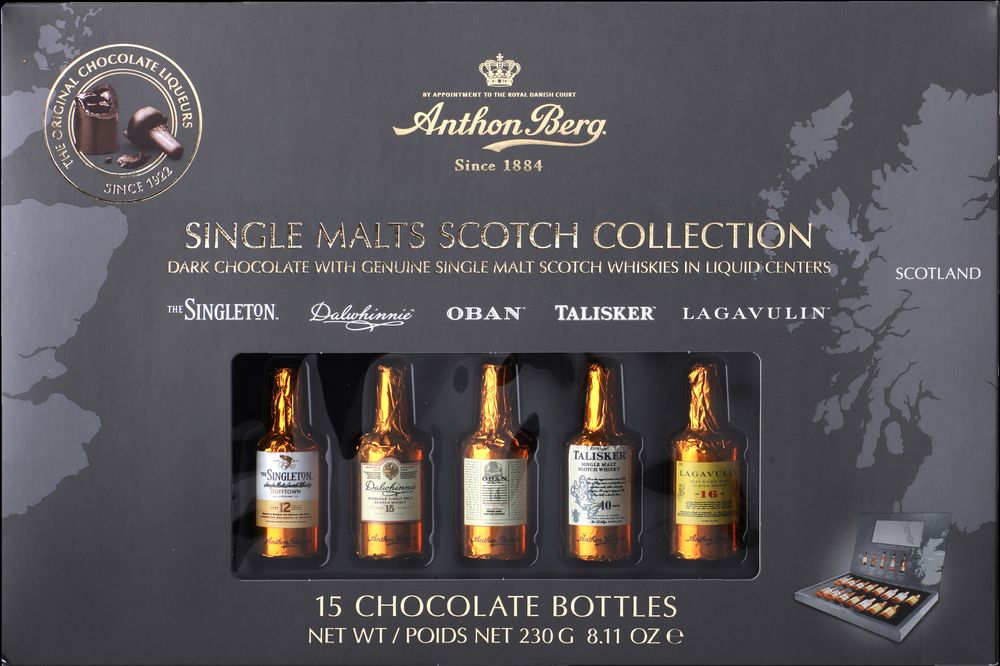 Anthon Berg Single Malts Scotch Collection 230g