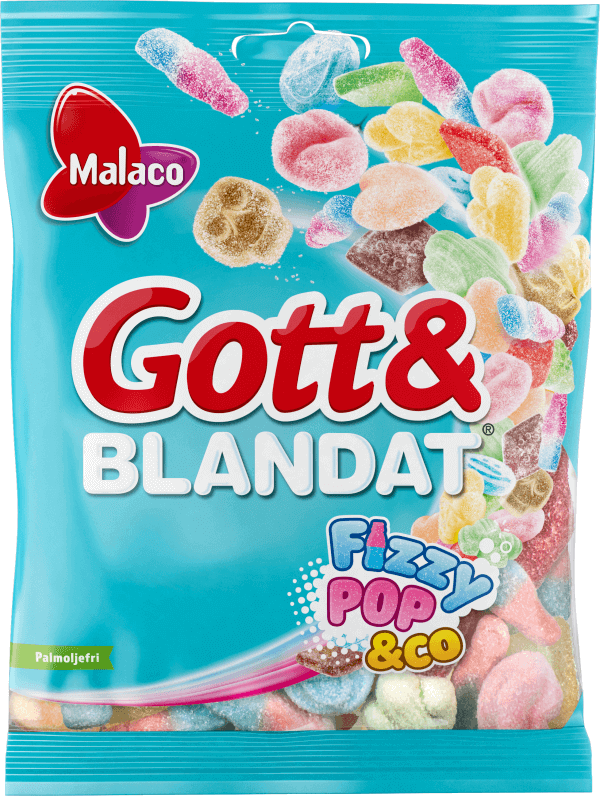 Malaco Gott & Blandat Fizzy 130g