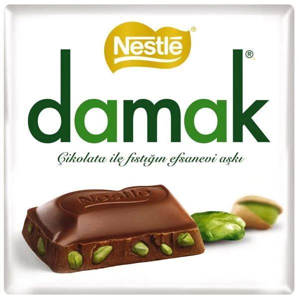Nestle Damak Fine Chocolate with Pistachios 60g