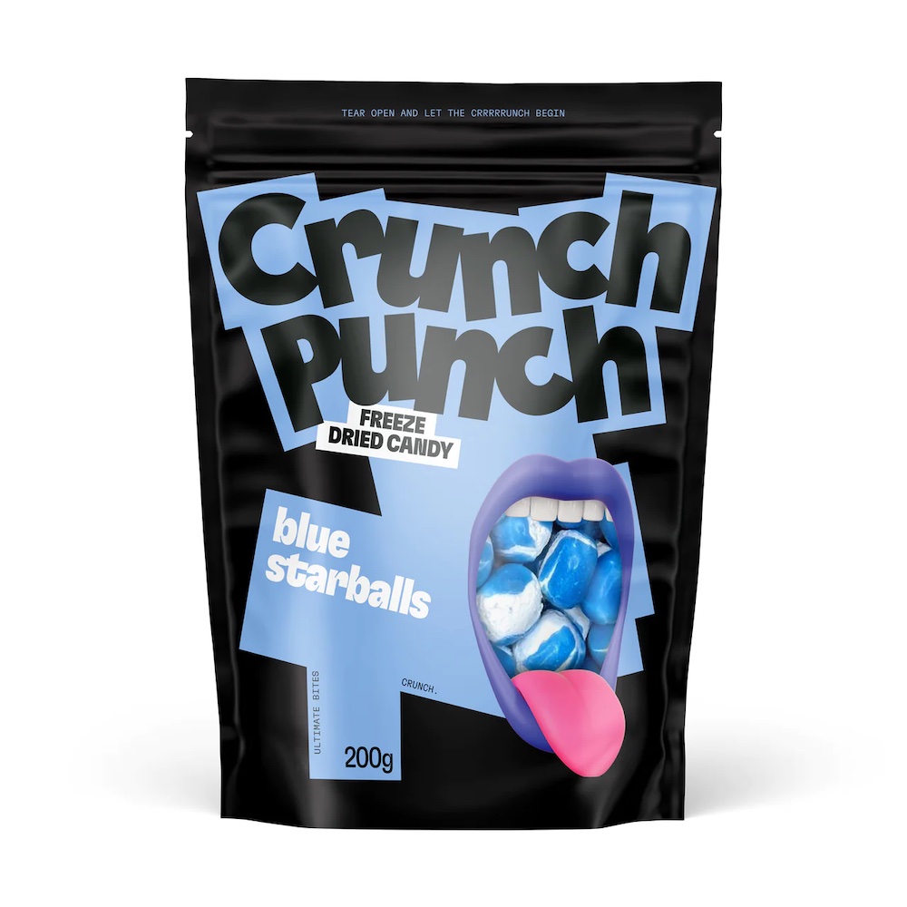 Crunch Punch Freeze-Dried Blue Starballs 100g