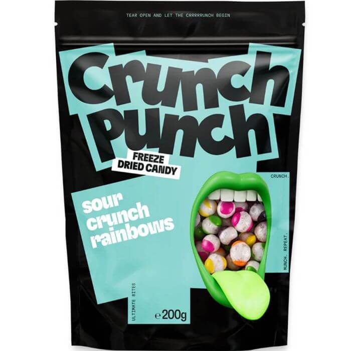 Crunch Punch Freeze-Dried Sour Crunch Rainbow 100g