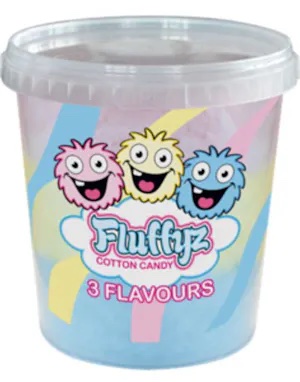 Fluffyz Sockervadd 3 Smaker 50g
