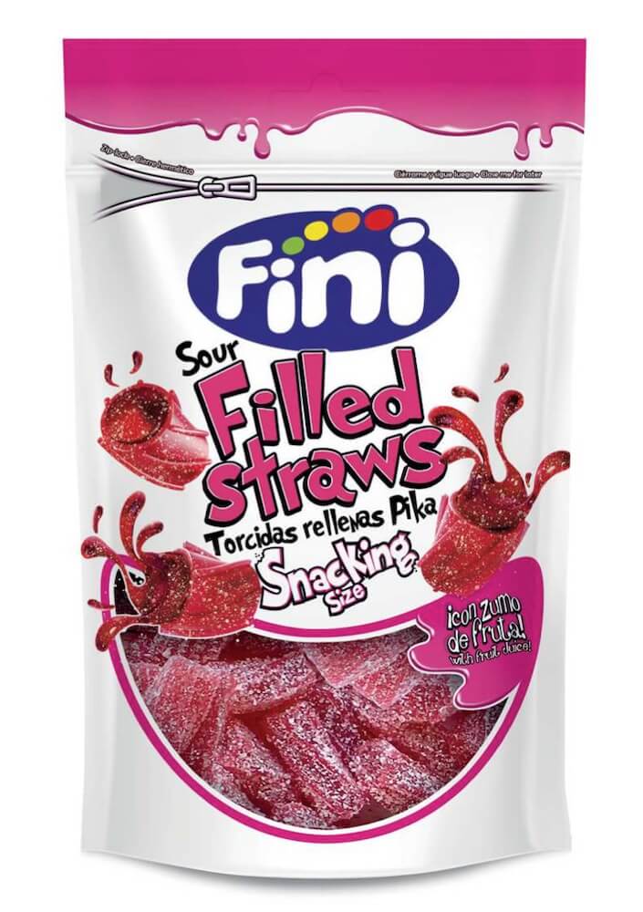 Fini Filled Straws 150g
