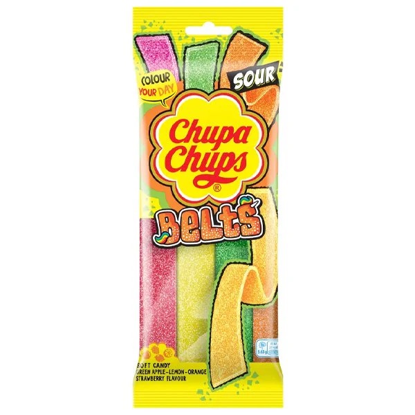 Chupa Chups Belts Mixed 90g