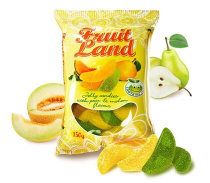 Fruit Land - Fruktmarmelad med Päron & Melon 150g