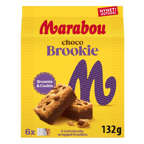 Marabou Choco Brookie 132g (BF:2025-10-31)