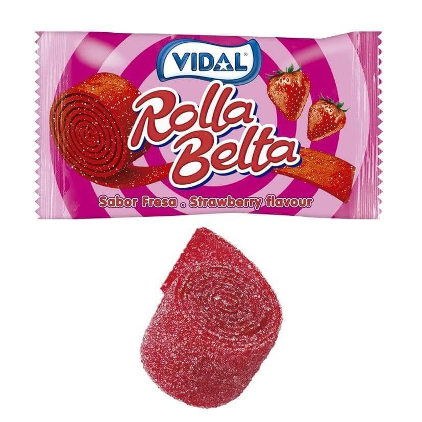 Vidal Rolla Belta Strawberry 19g