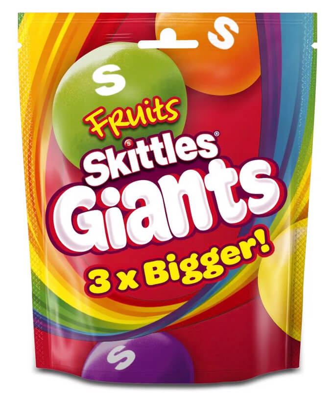 Skittles Giants Fruits 132g
