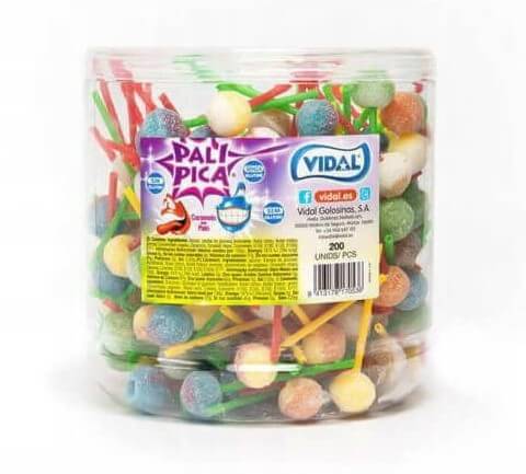 Vidal Palipica Sour Lollipop 200st