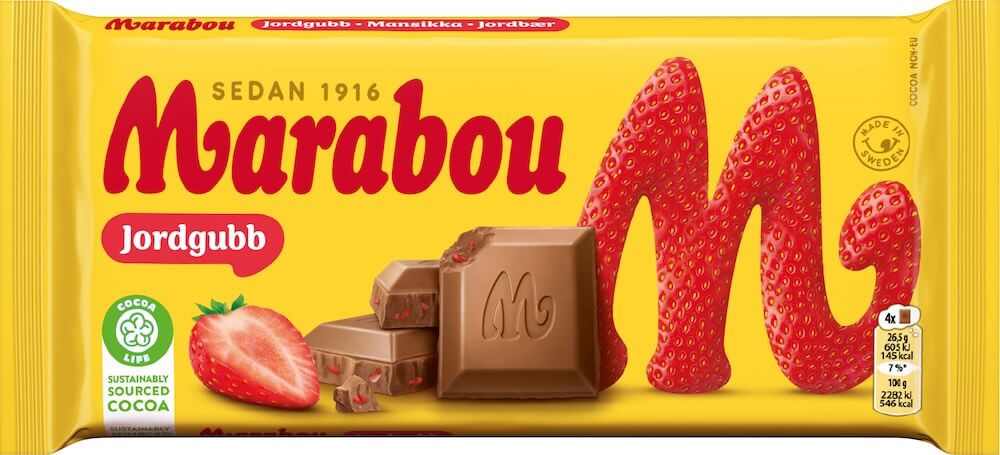 Marabou Jordgubb 160g