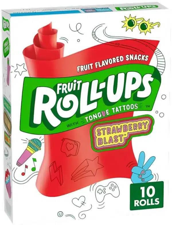 Fruit Roll-Ups Strawberry Blast 141g