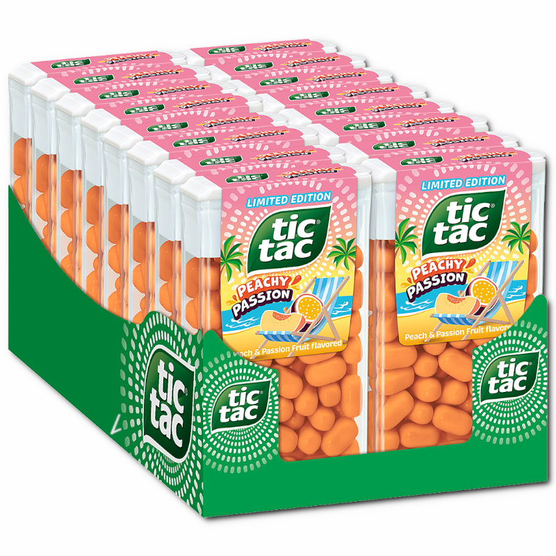Tic Tac Peachy Passion 18g x 12st