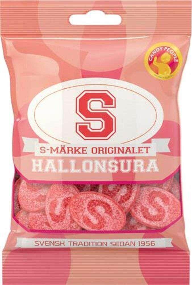 S-Märke Hallonsura 80g x 18st