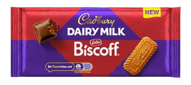 Cadbury Dairy Milk Biscoff 95g