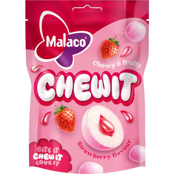 Malaco Chewit Strawberry 115g