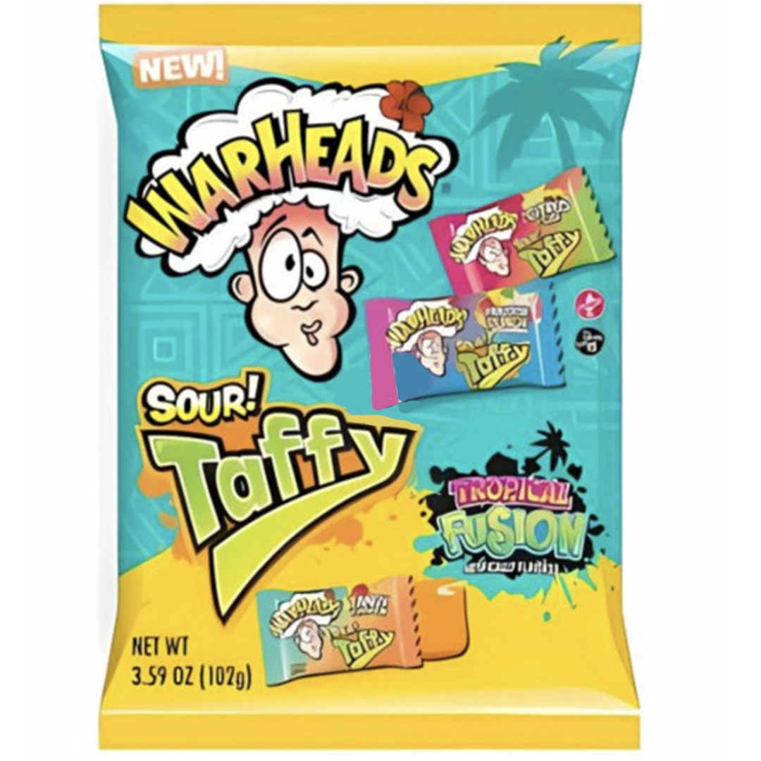 Warheads Sour Taffy Tropical Fusion 102g