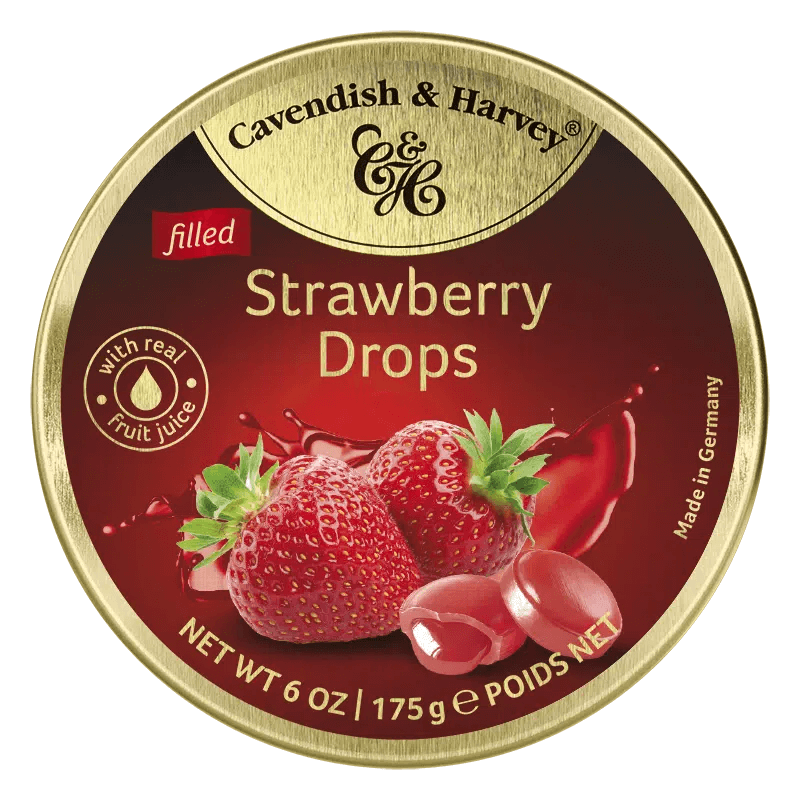 Cavendish & Harvey Strawberry Drops 175g