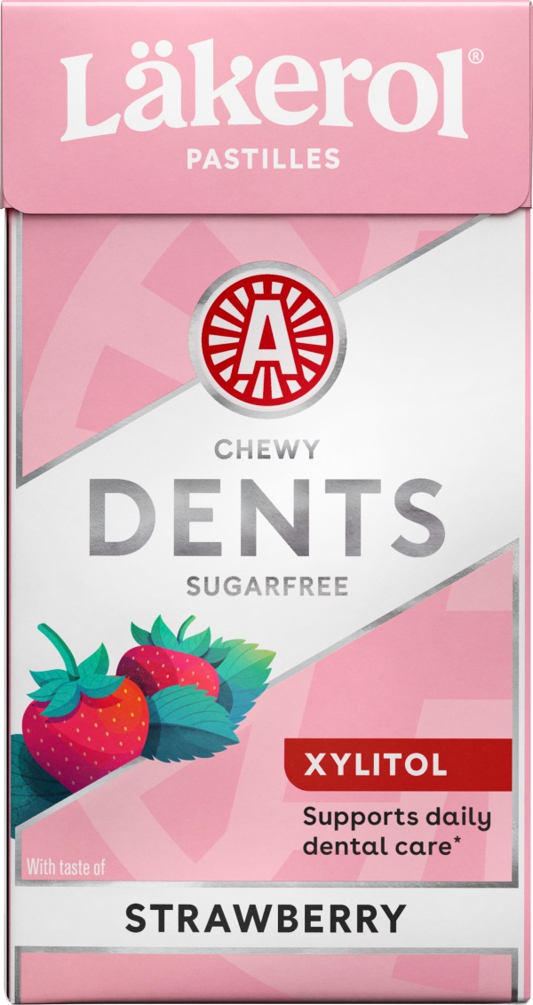 Läkerol Dents Strawberry 36g