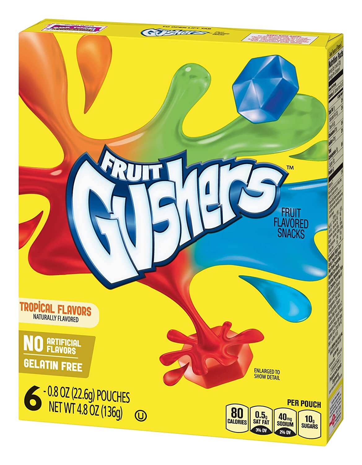 Fruit Gushers - Tropical Flavors 136g