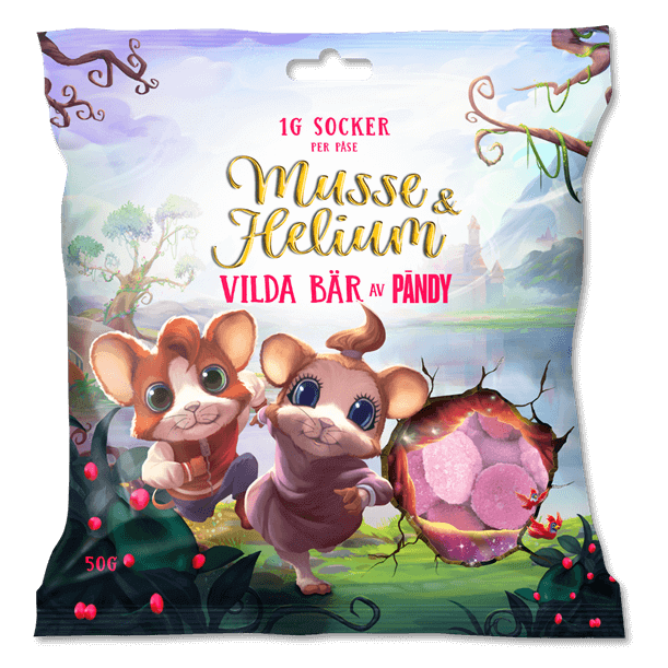 Pandy Candy Musse & Helium Vilda Bär 50g