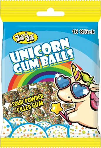 Jojo Unicorn Gum Balls Bubblegum 80g