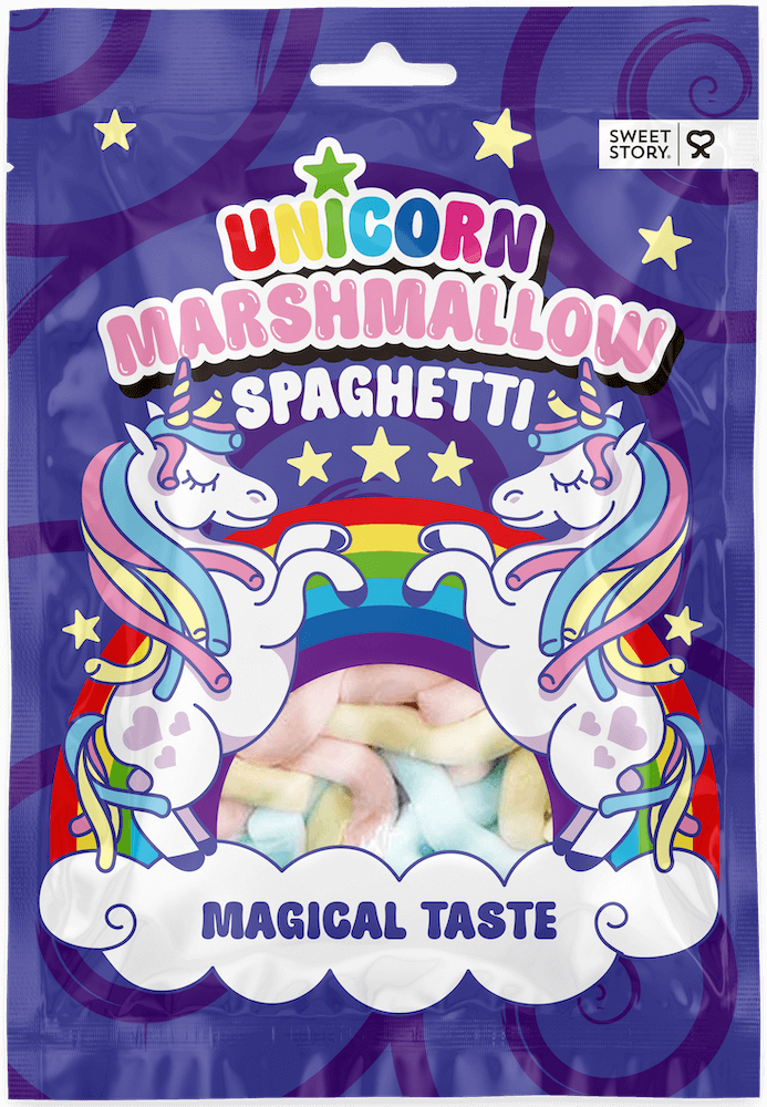 Sweet Story Marshmallow Unicorn Spaghetti 50g