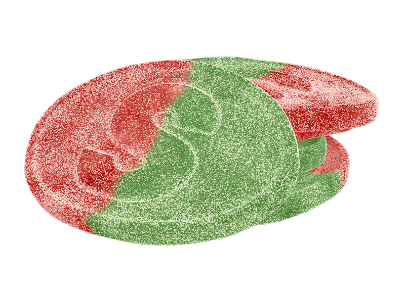 S-Märke Sour Strawberry 500g