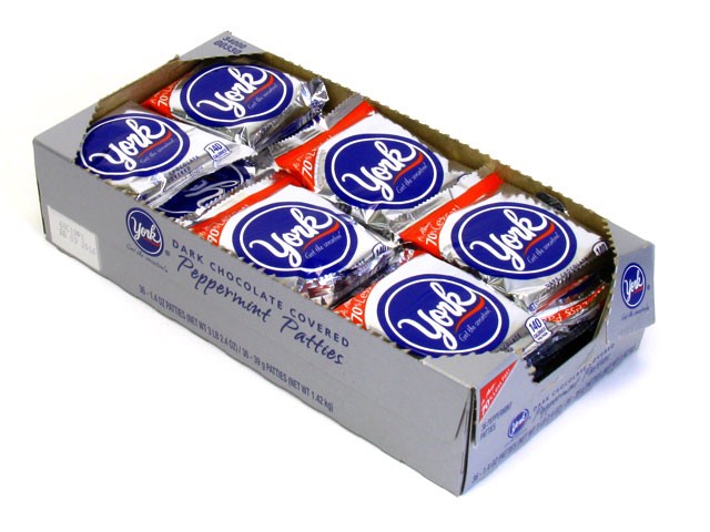 Hersheys York Peppermint Pattie 39g x 36st