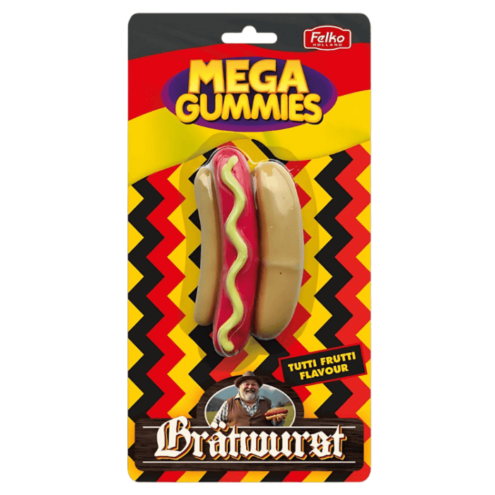 Felko Mega Gummies German Bratwurst 120g