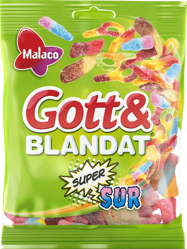 Malaco Gott & Blandat Supersur 130g