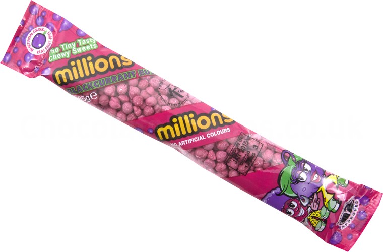 Millions Tube - Blackcurrant 55g