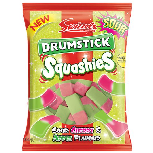 Swizzels Drumstick Squashies Sour Cherry & Apple 120g