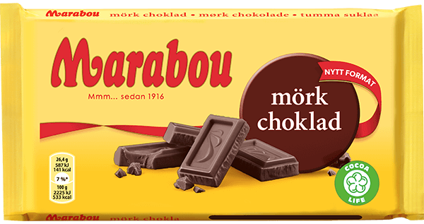 Marabou Mörk Choklad 180g