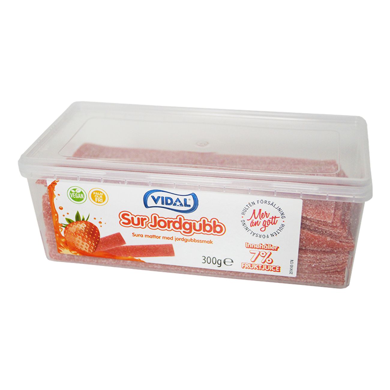 Vidal Sura Jordgubbsmattor 300g