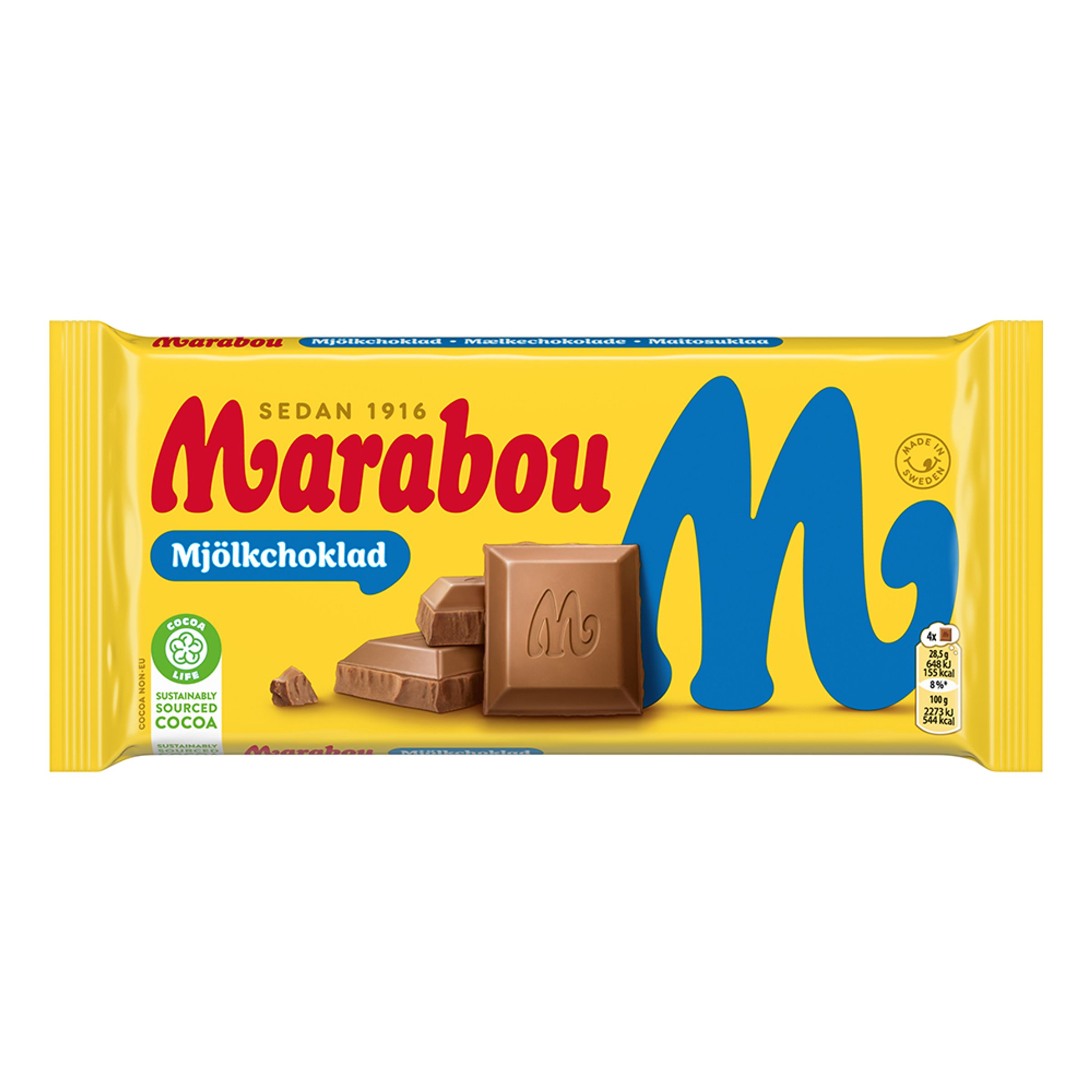 Marabou Mjölkchoklad Chokladkaka - 160 gram