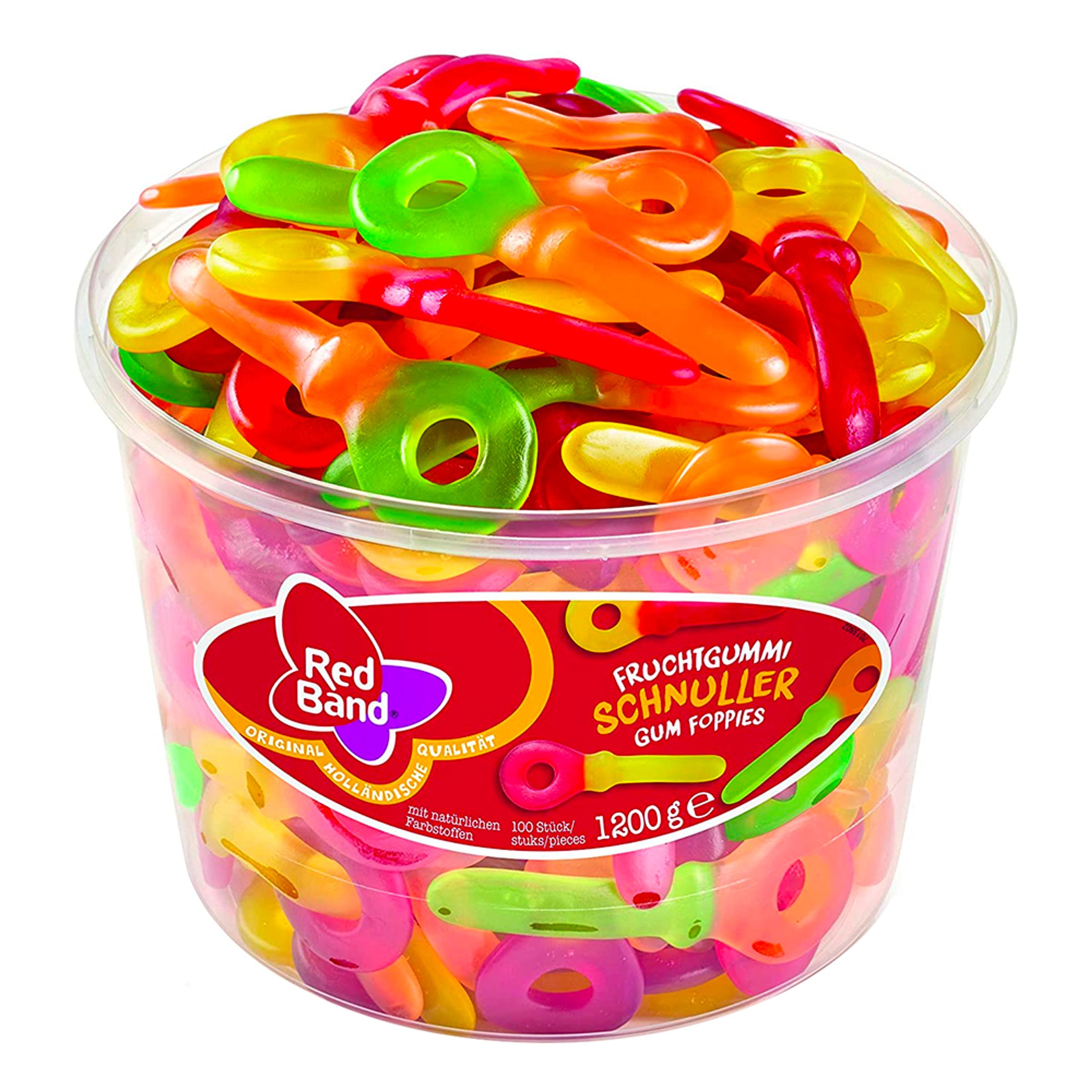 Red Band Fruktnappar Storpack - 1,2 kg