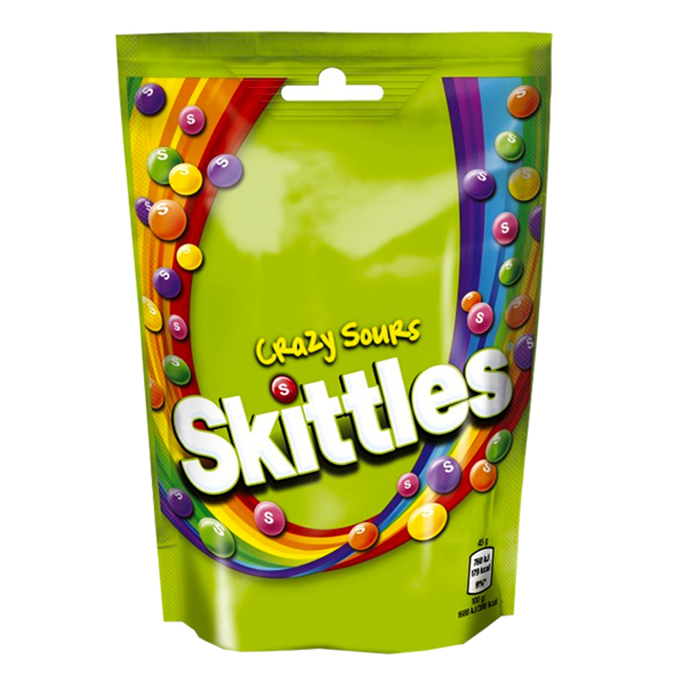 Skittles Crazy Sours i Påse - 152 gram
