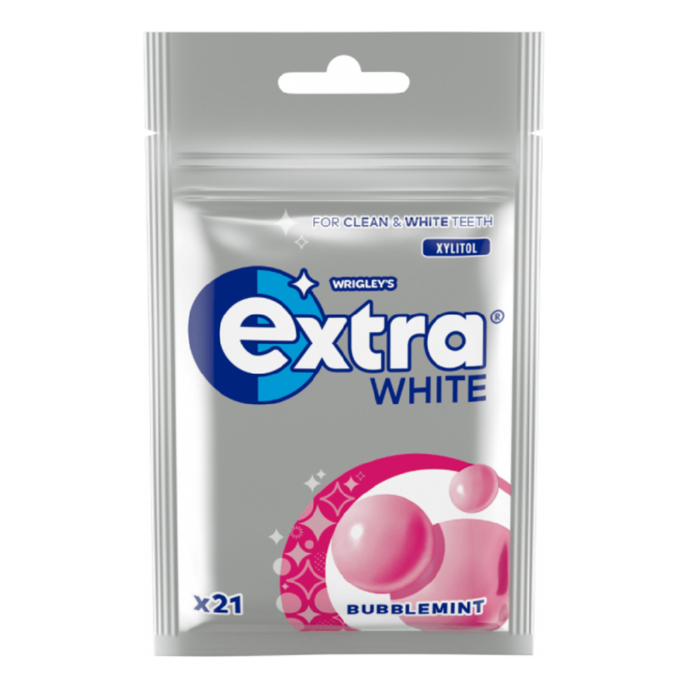 Extra White Bubblemint Tuggummin - 29 gram
