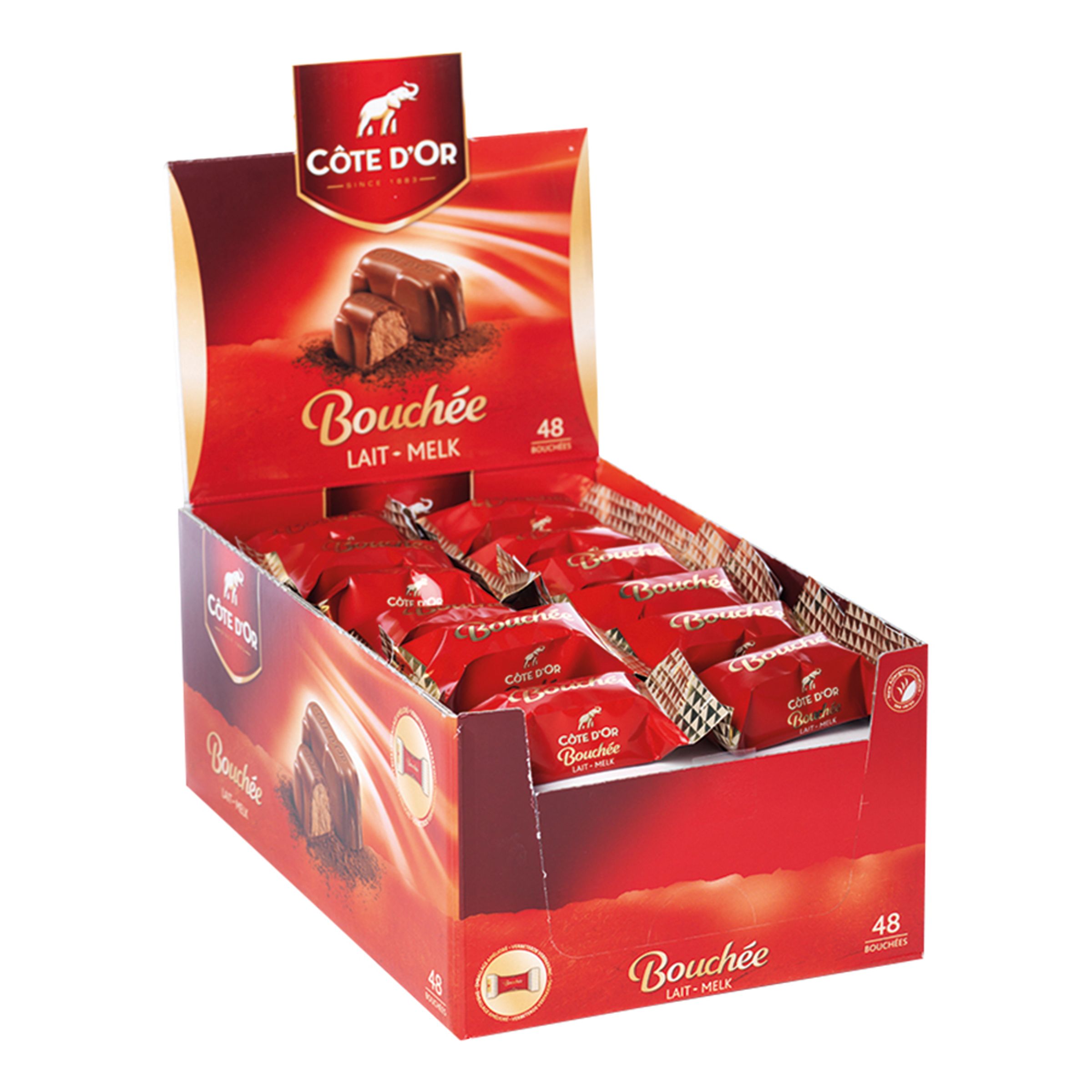Bouchée Chokladelefanter Storpack - 1,2 kg