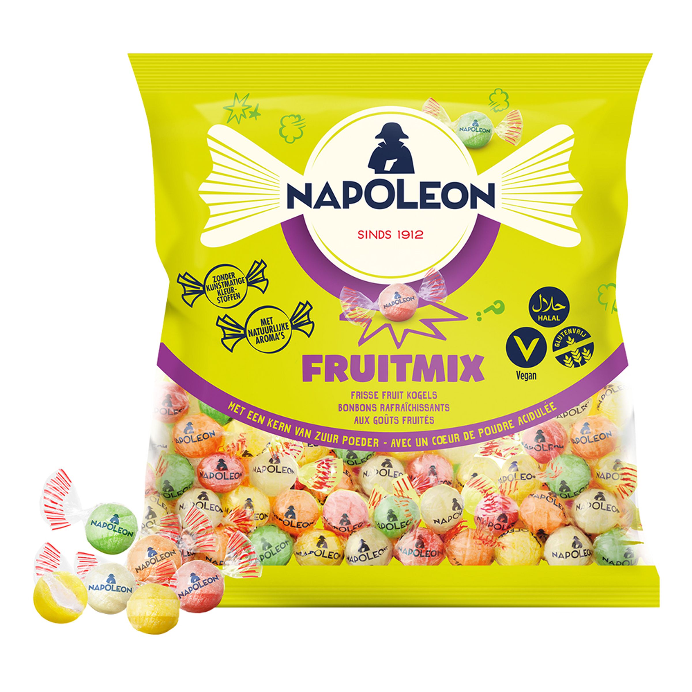 Kanonkulor Sura Frukter Storpack - 1 kg