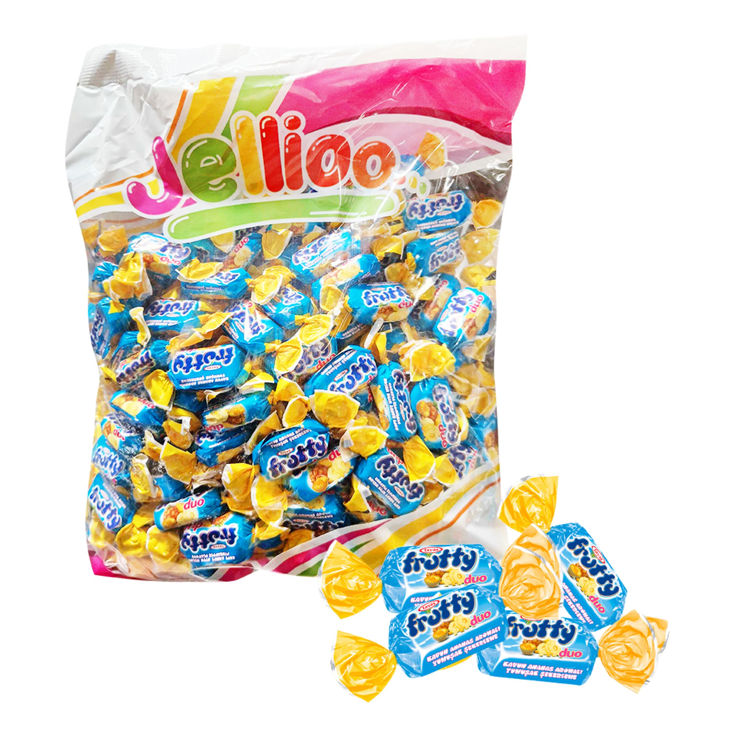 Frutty Duo Twist Melon/Pineapple Storpack - 1 kg