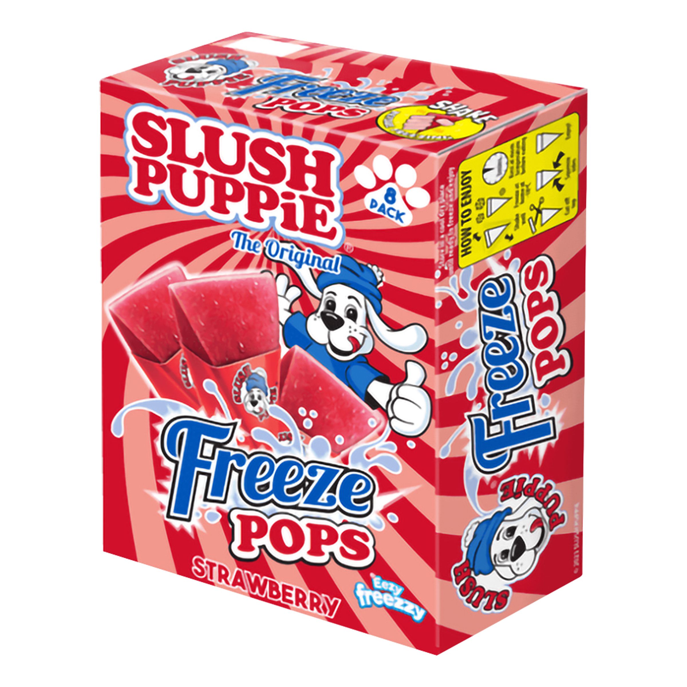 SLUSH PUPPiE Easy Freeze Triangles Strawberry - 8-pack